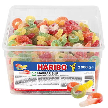 Haribo Nappar Sour Big Pack (2 kg)