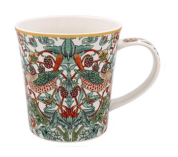 William Morris White Strawberry Thief - Mugg