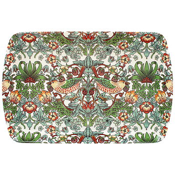 William Morris White Strawberry Thief - Liten bricka