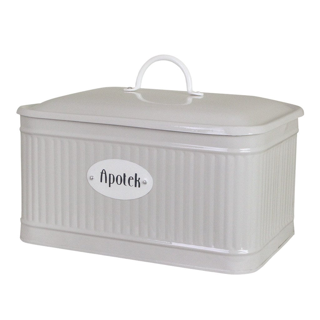 Tin with lid - Pharmacy - Beige - 3