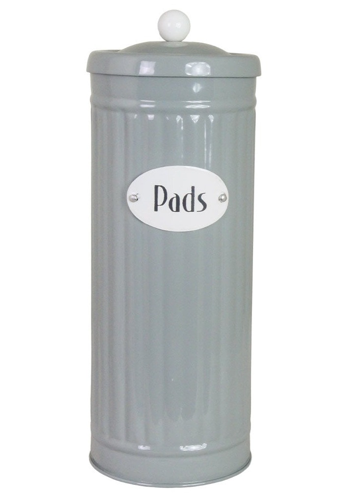 Tin with lid - Pads - Green