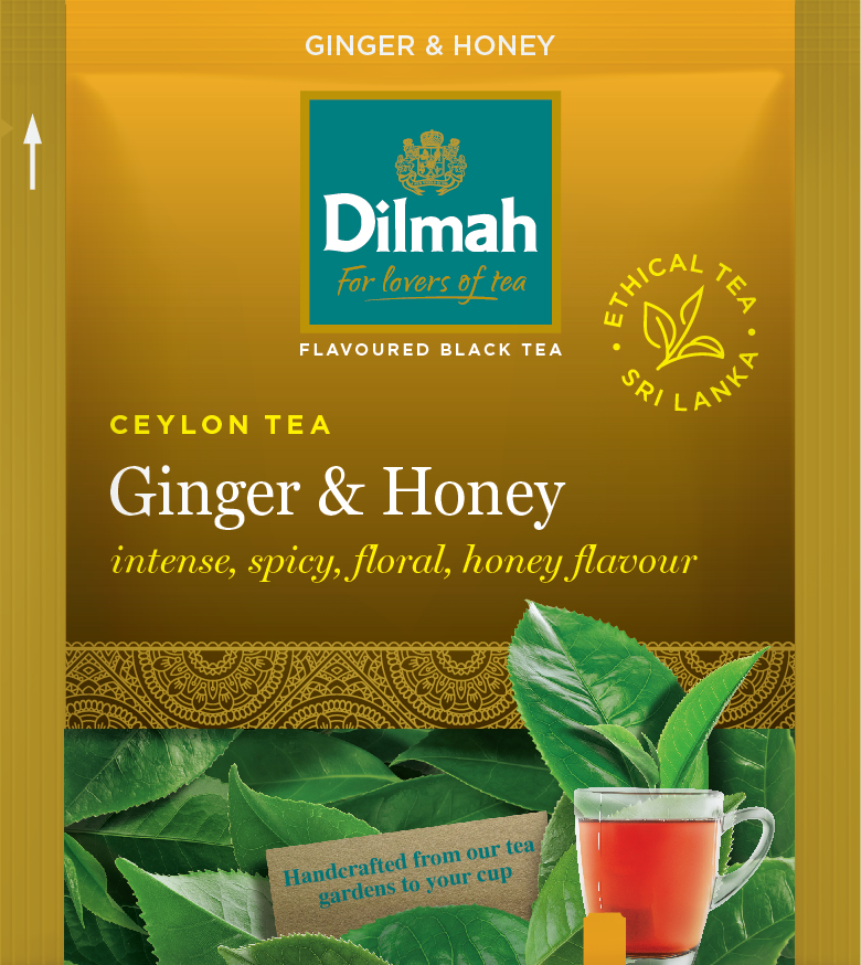 Dilmah Ginger & Honey - Tepåsar 100-pack