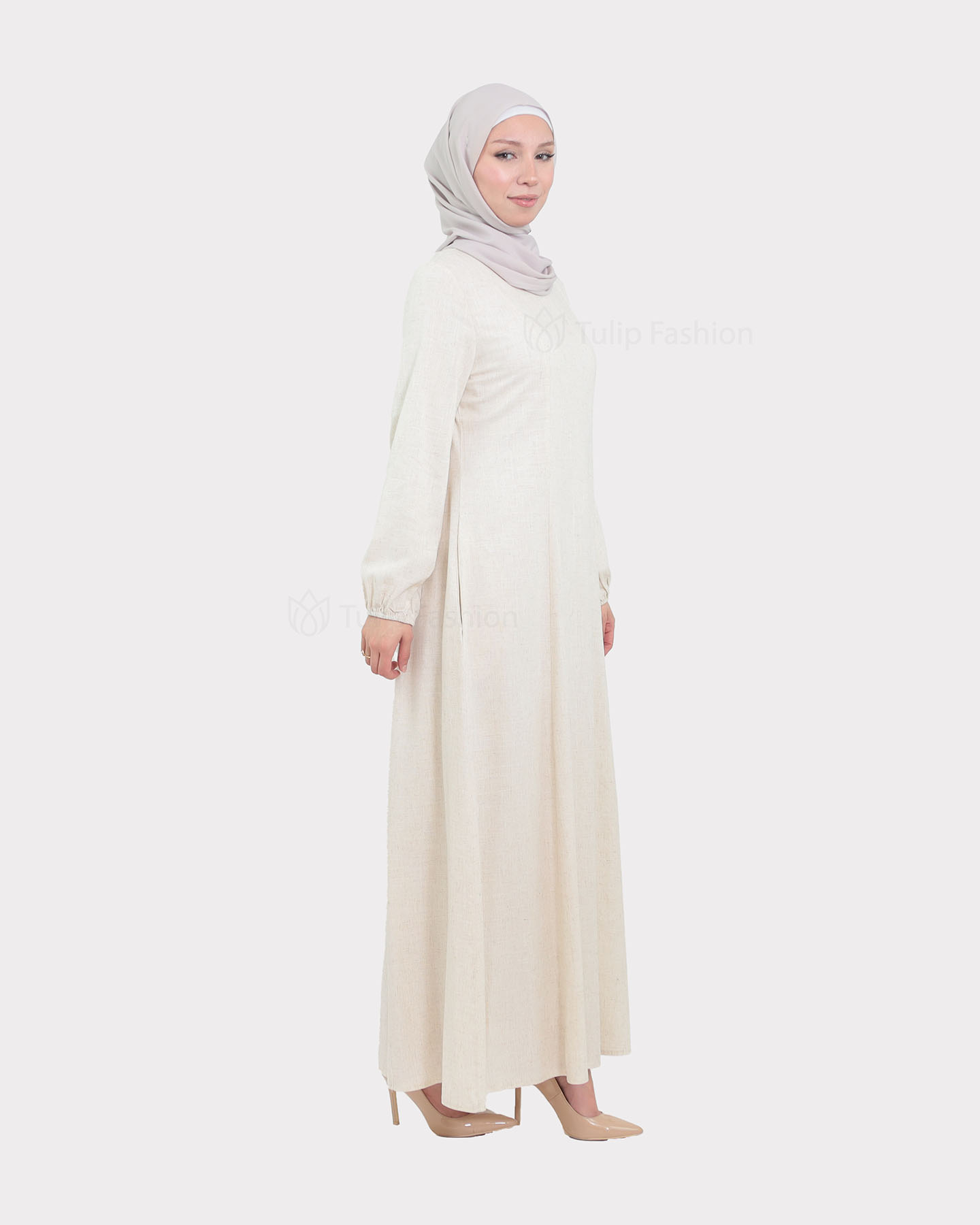 Day dress - Beige - 3