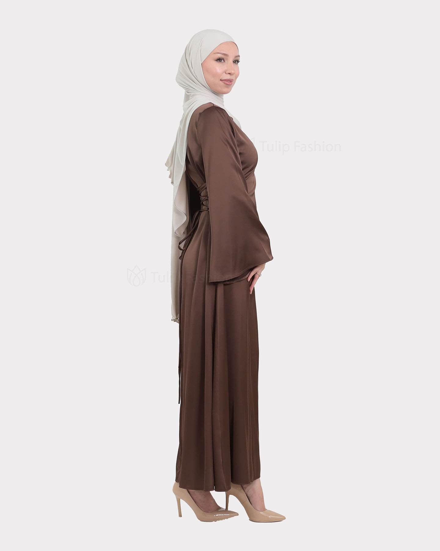 Party dress - Brown - 4
