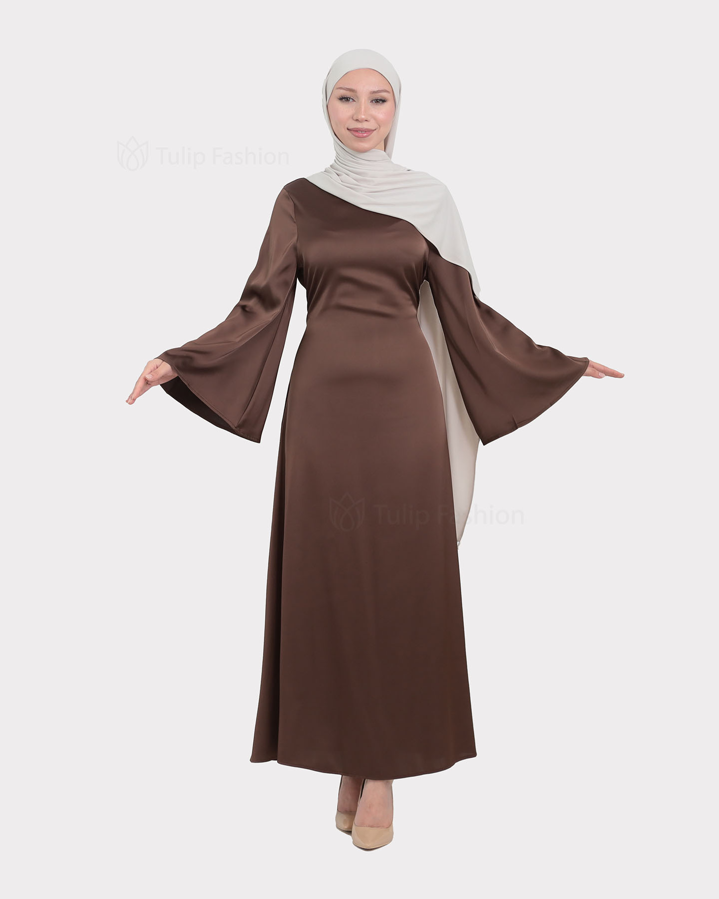 Party dress - Brown - 3