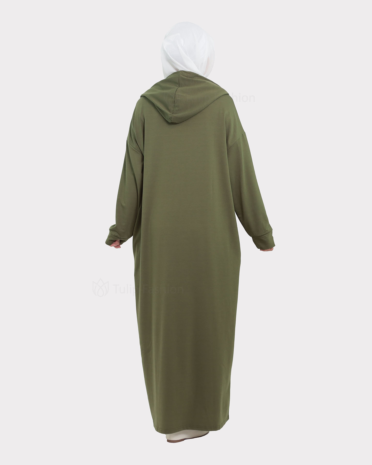 Abaya - Sport - Olive Green - 3
