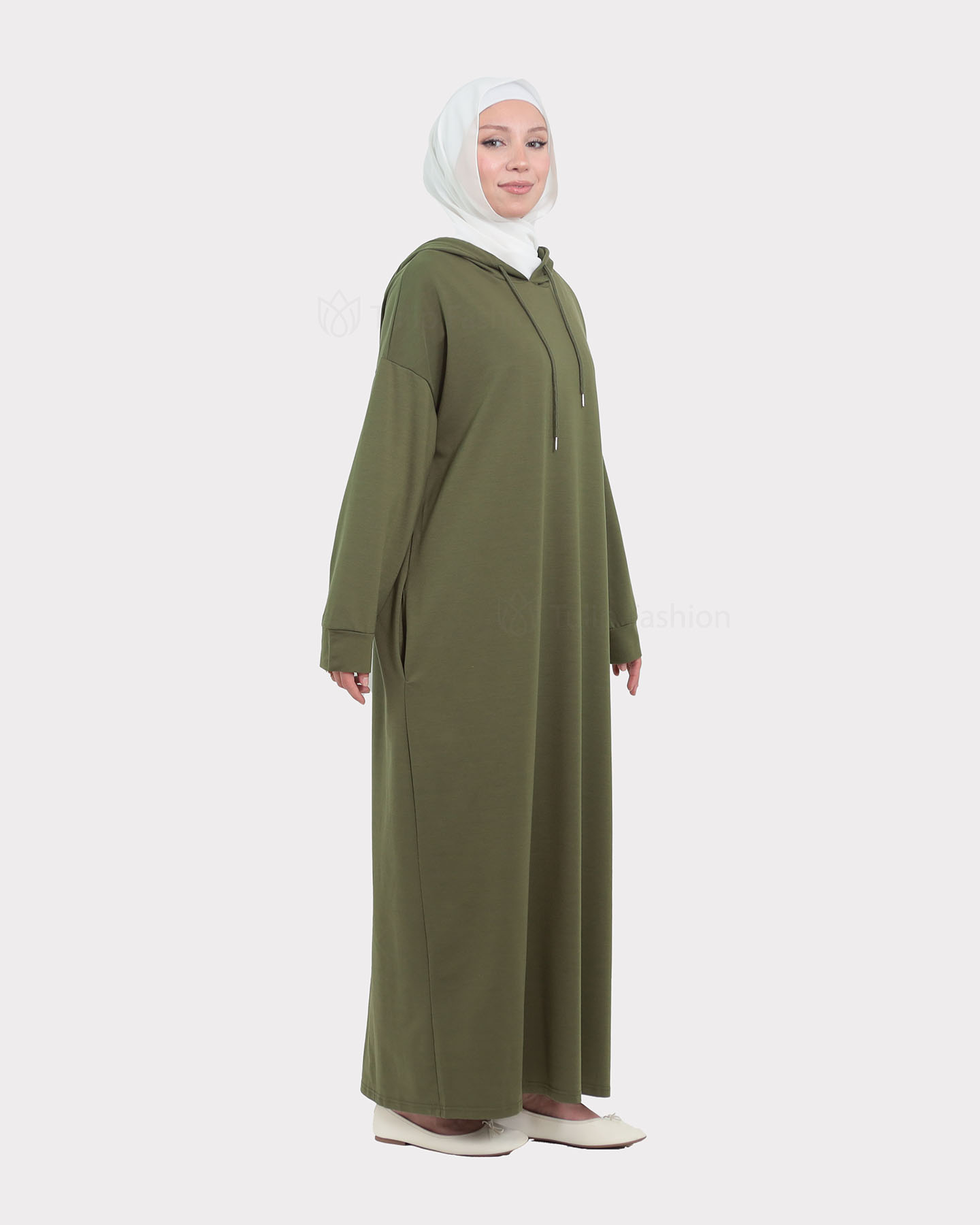 Abaya - Sport - Olive Green - 2