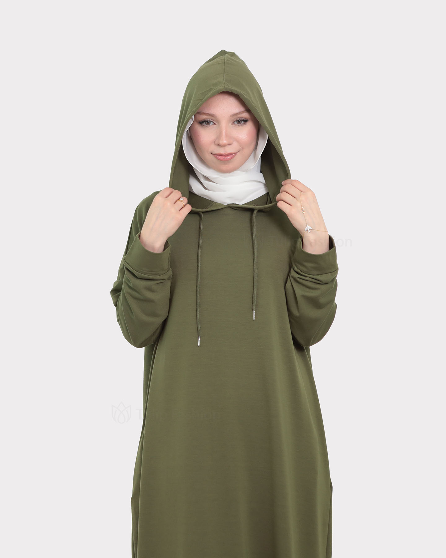 Abaya - Sport - Olive Green - 5
