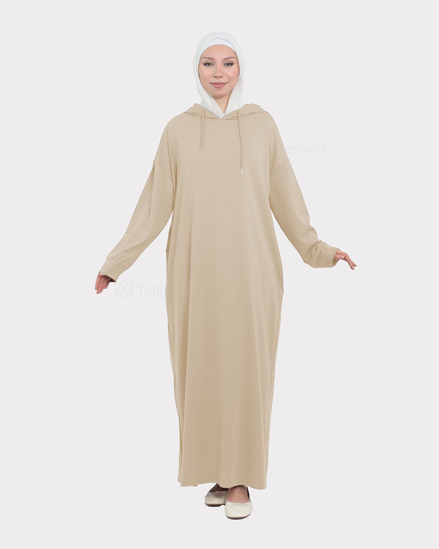 Abaya - Sport - Beige - 3