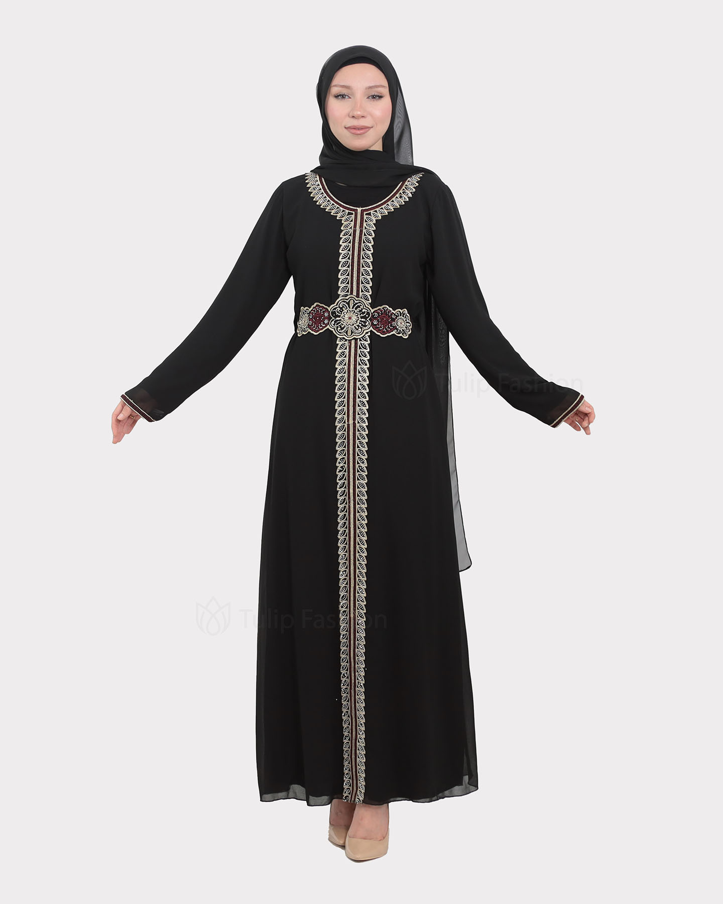 Kaftan - Black - 10