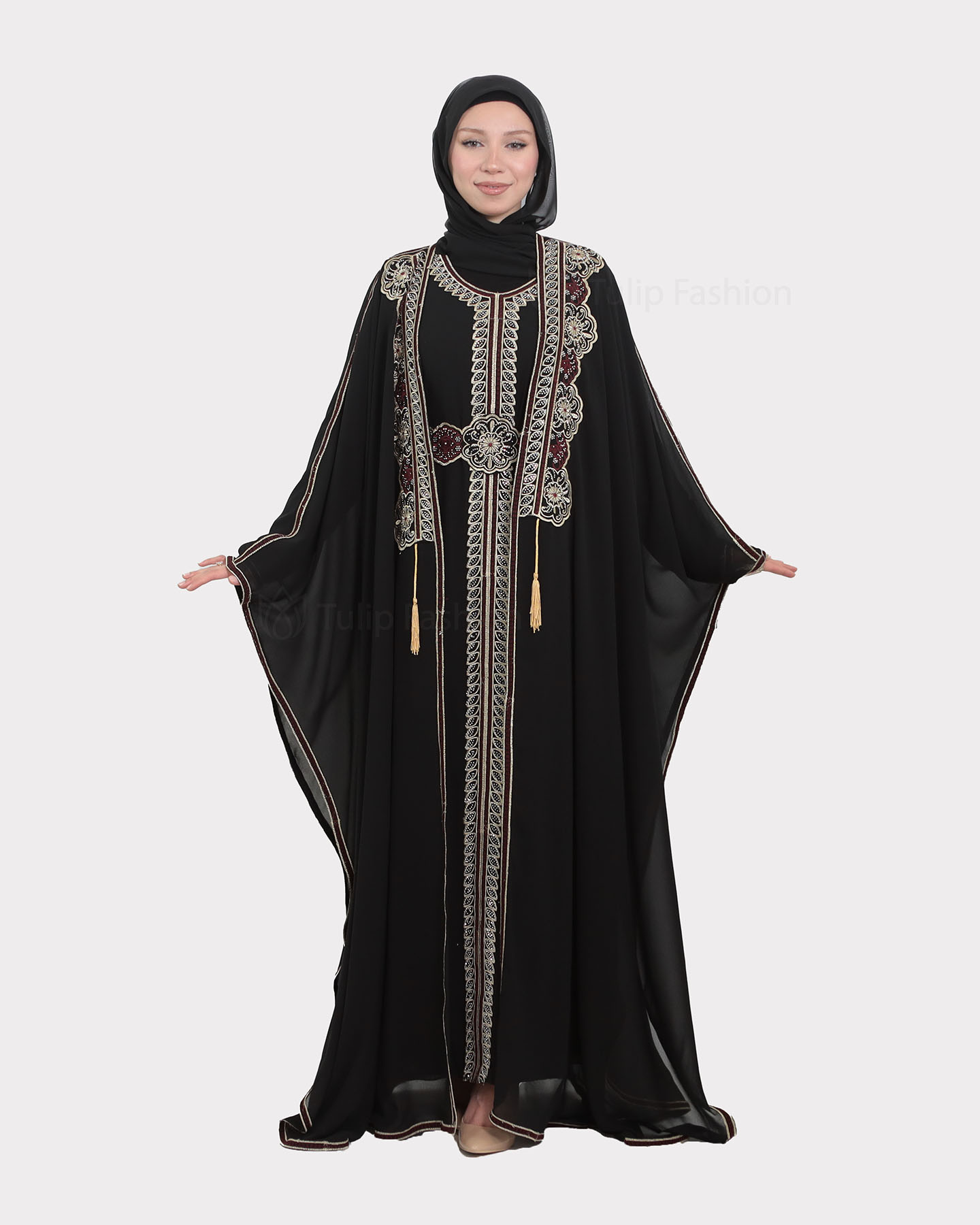 Kaftan - Black - 8