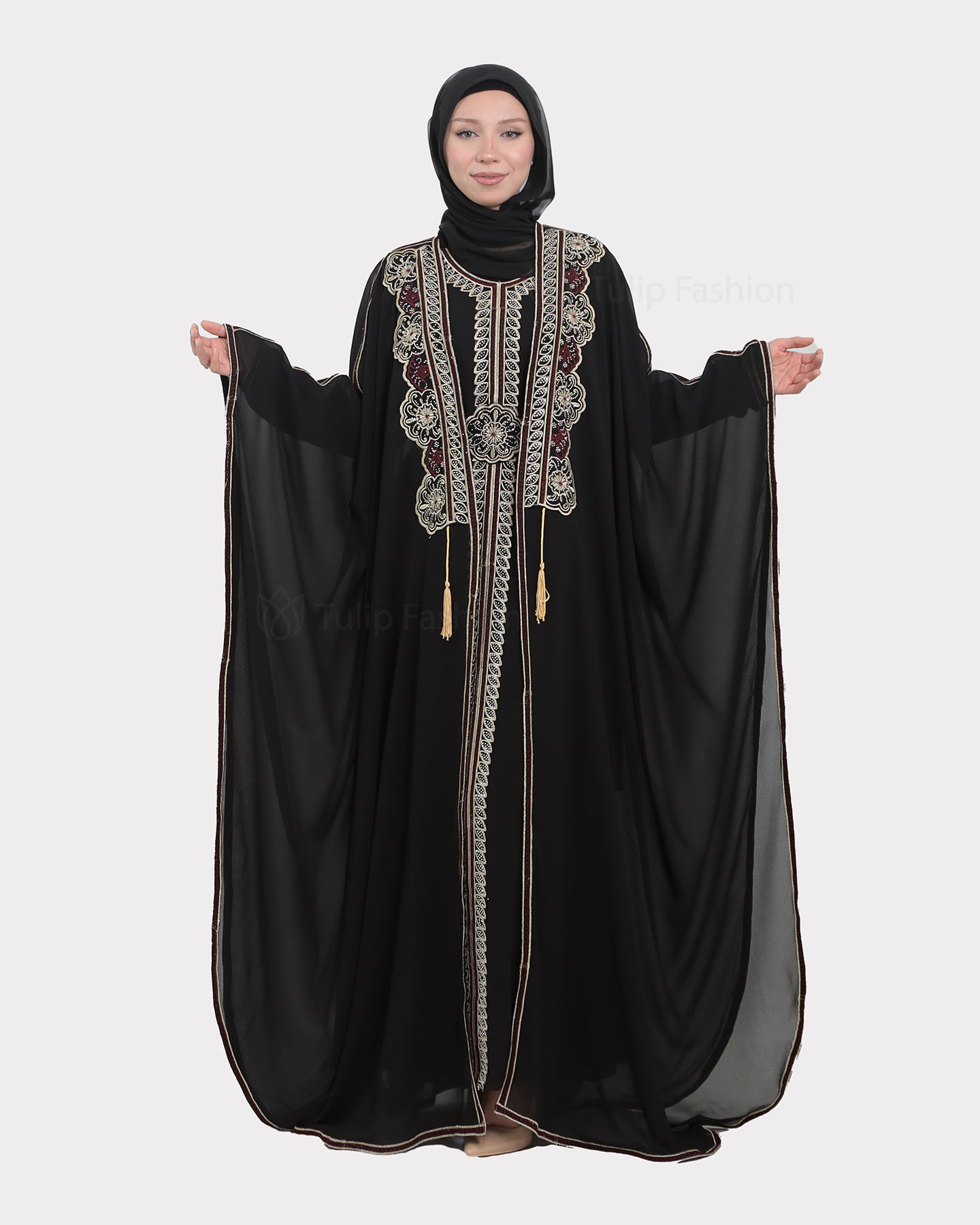 Kaftan - Black - 5