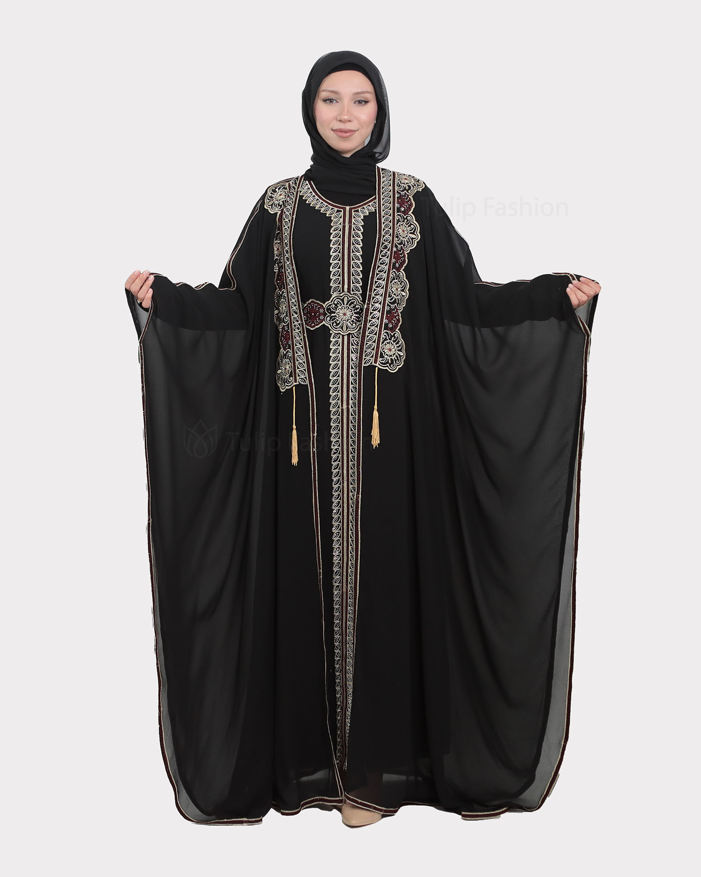 Kaftan - Black - 7