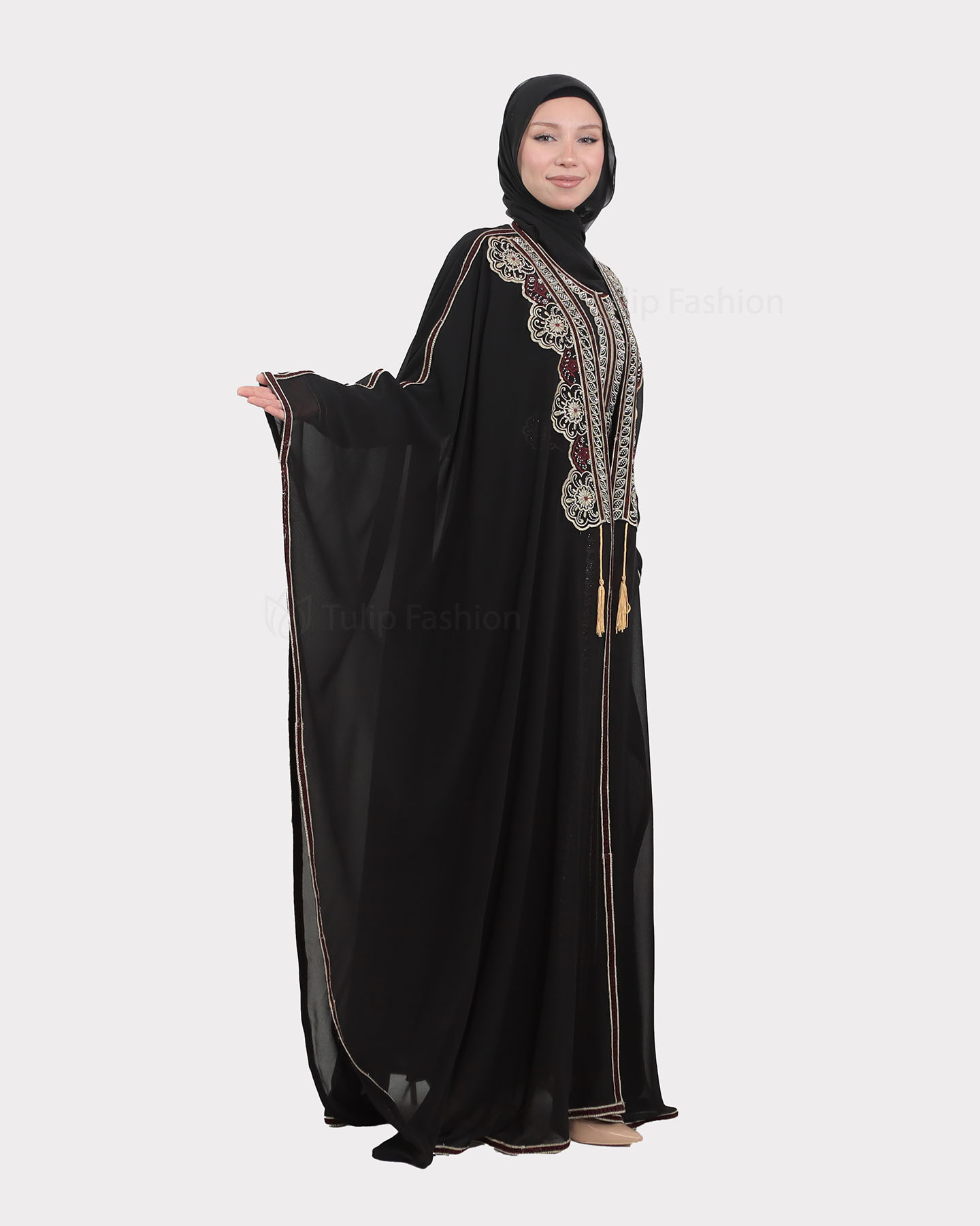 Kaftan - Black - 3
