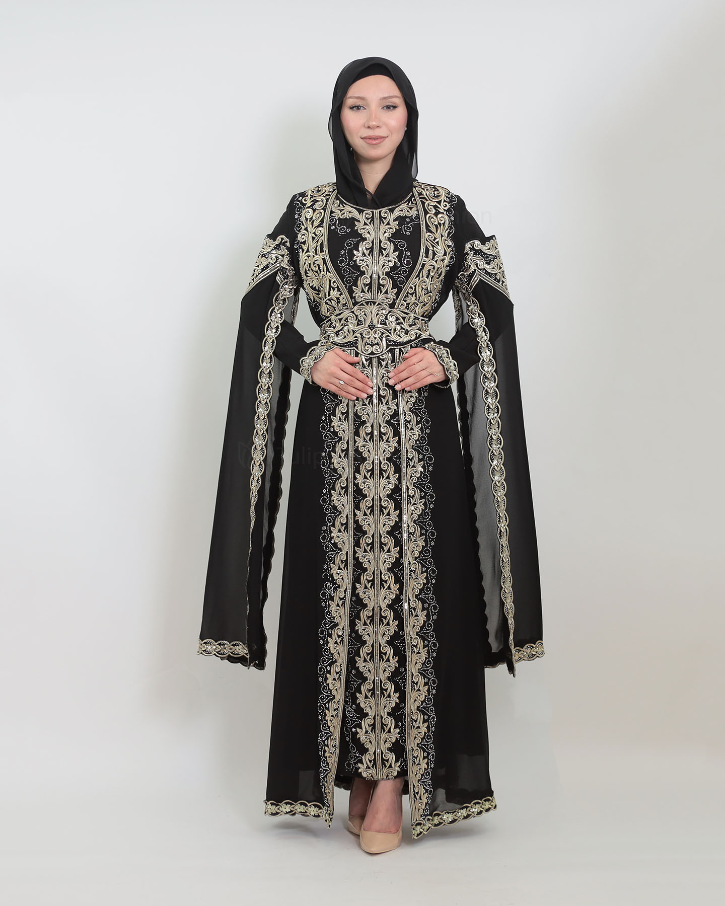 Kaftan - Black - 3