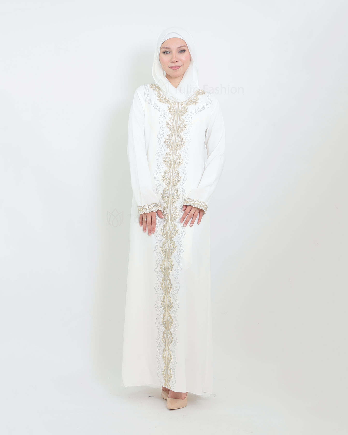 Kaftan - Vit - 4