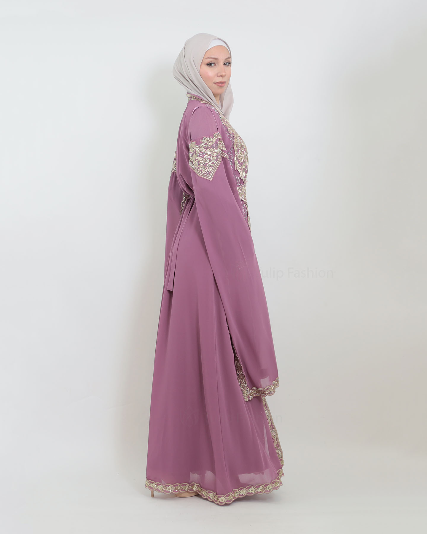 Kaftan - Mauve - 3