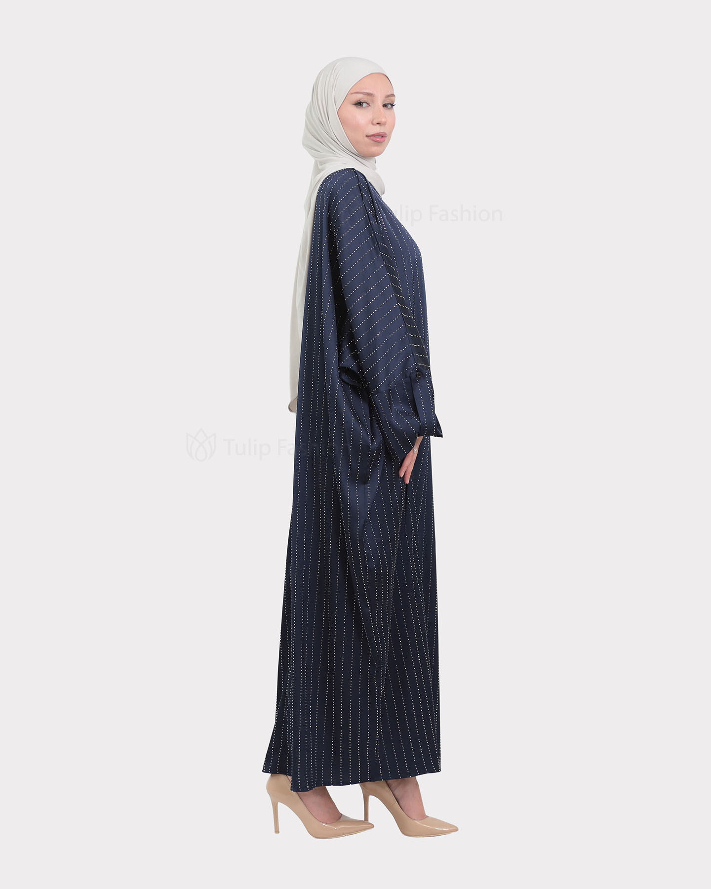 Abaya - Midnight Blue - 3