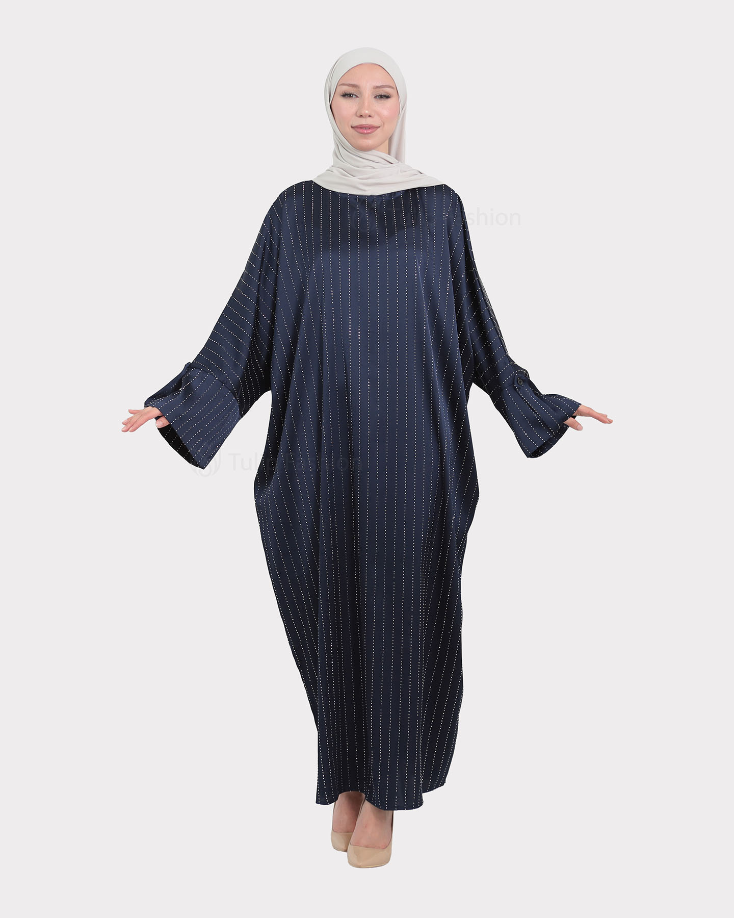 Abaya - Midnight Blue - 4