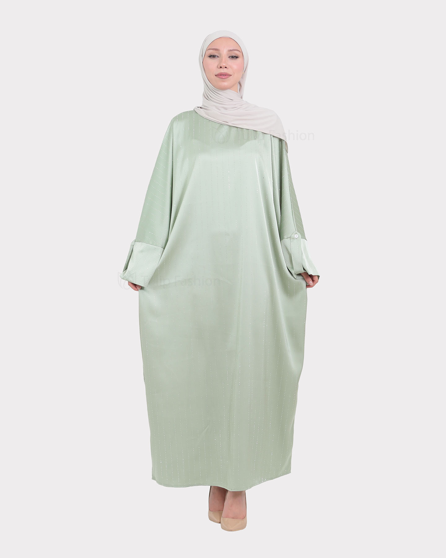 Abaya - Pistachio Green - 6