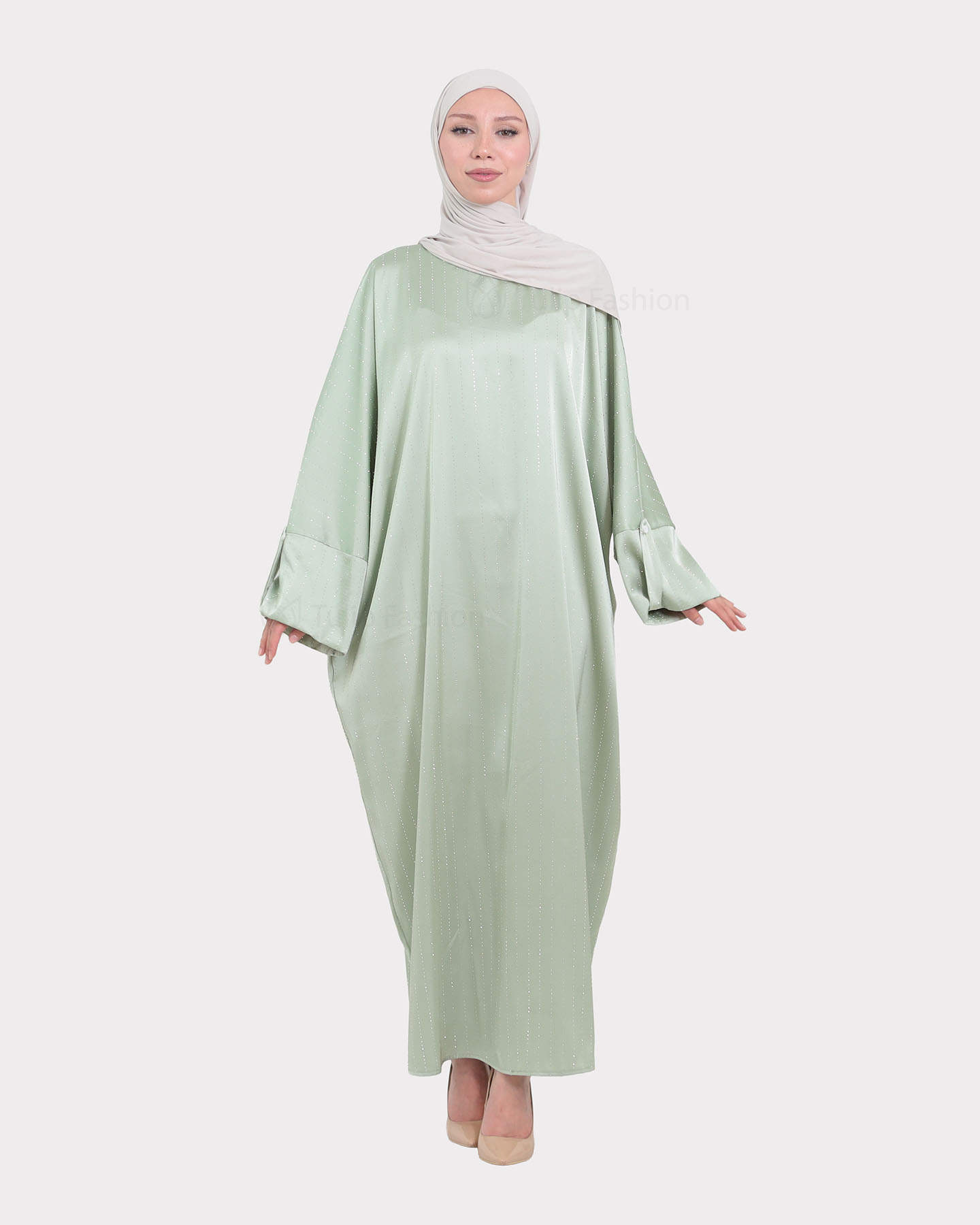 Abaya - Pistachio Green - 7
