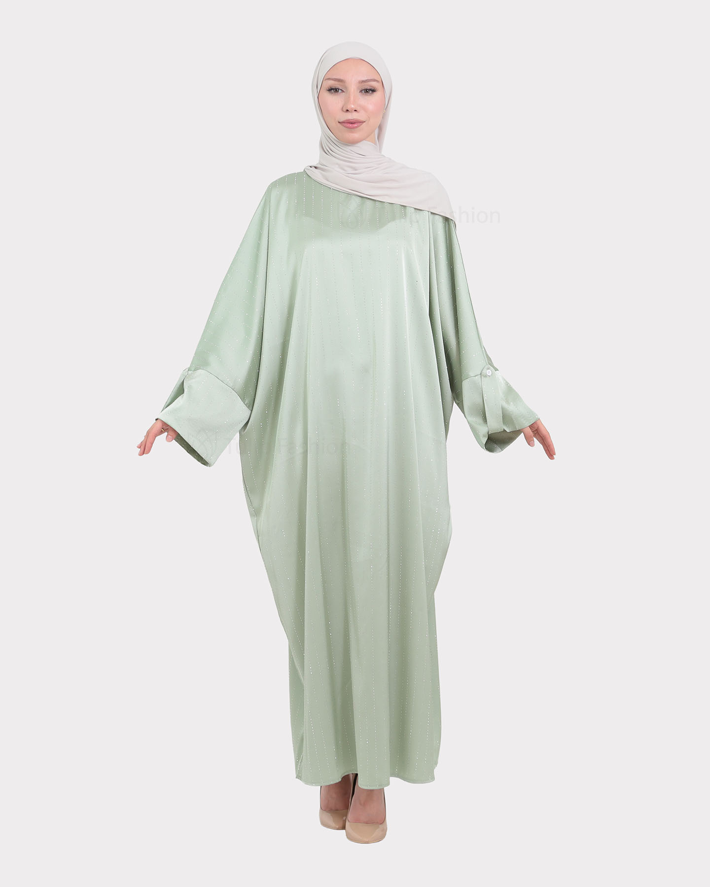 Abaya - Pistachio Green - 5