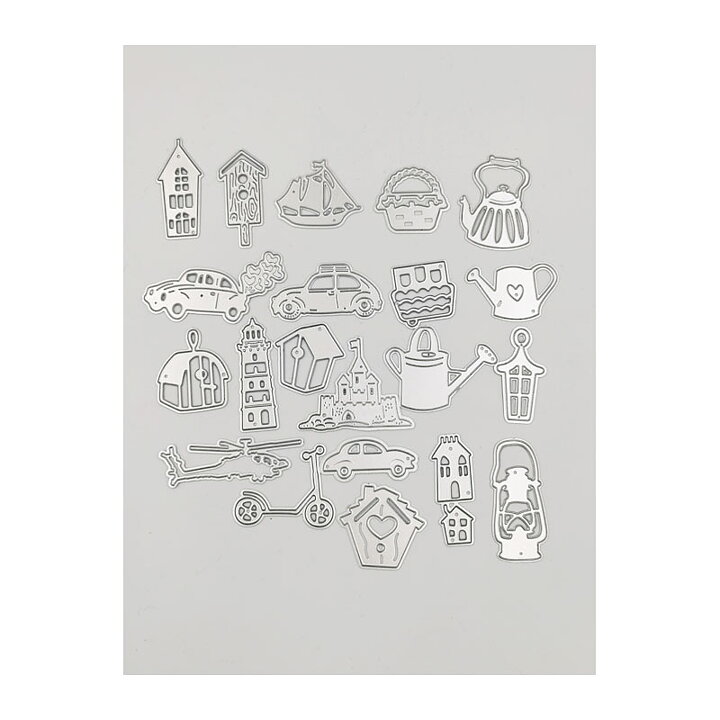 Mini Metal Dies Set 8 - Mixed Set