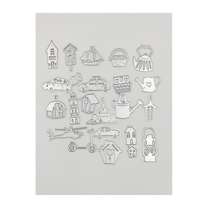 Mini Metal Dies Set 8 - Mixed Set