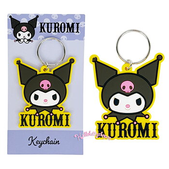 Kuromi  2D Nyckelring/Bag Charm - Gul