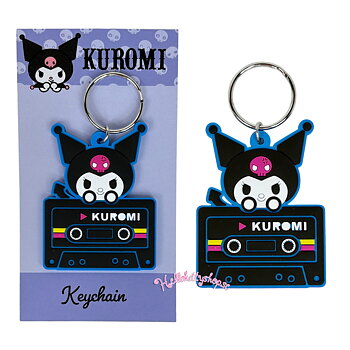 Kuromi &nbsp;2D Nyckelring/Bag Charm - Blå