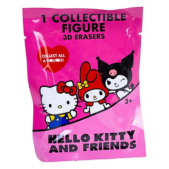 Hello Kitty And Friends 3D Figur Suddgummin Blind Bag