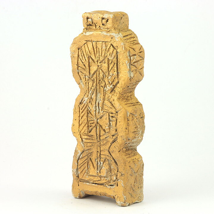 Gunnar Nylund (1960s) Unique Golden Heads Sculpture from Own Studio 22 cm
