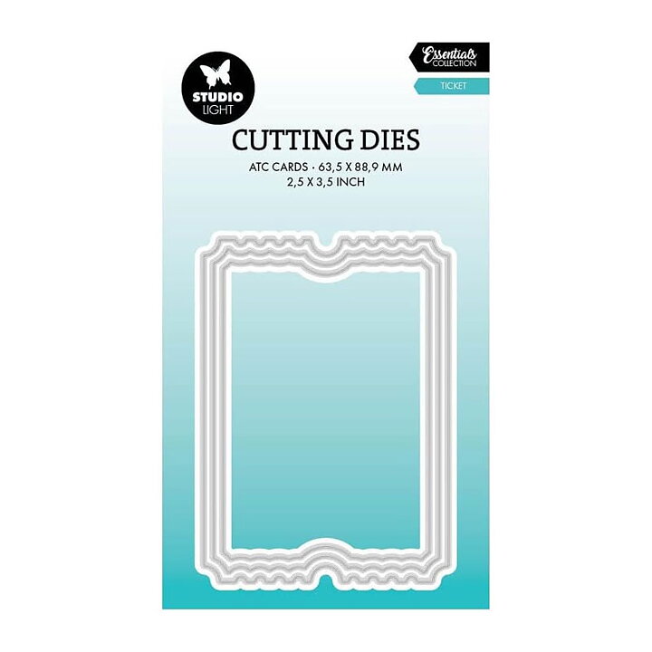 Studio Light Cutting Dies - ATC Cards  Tickets
