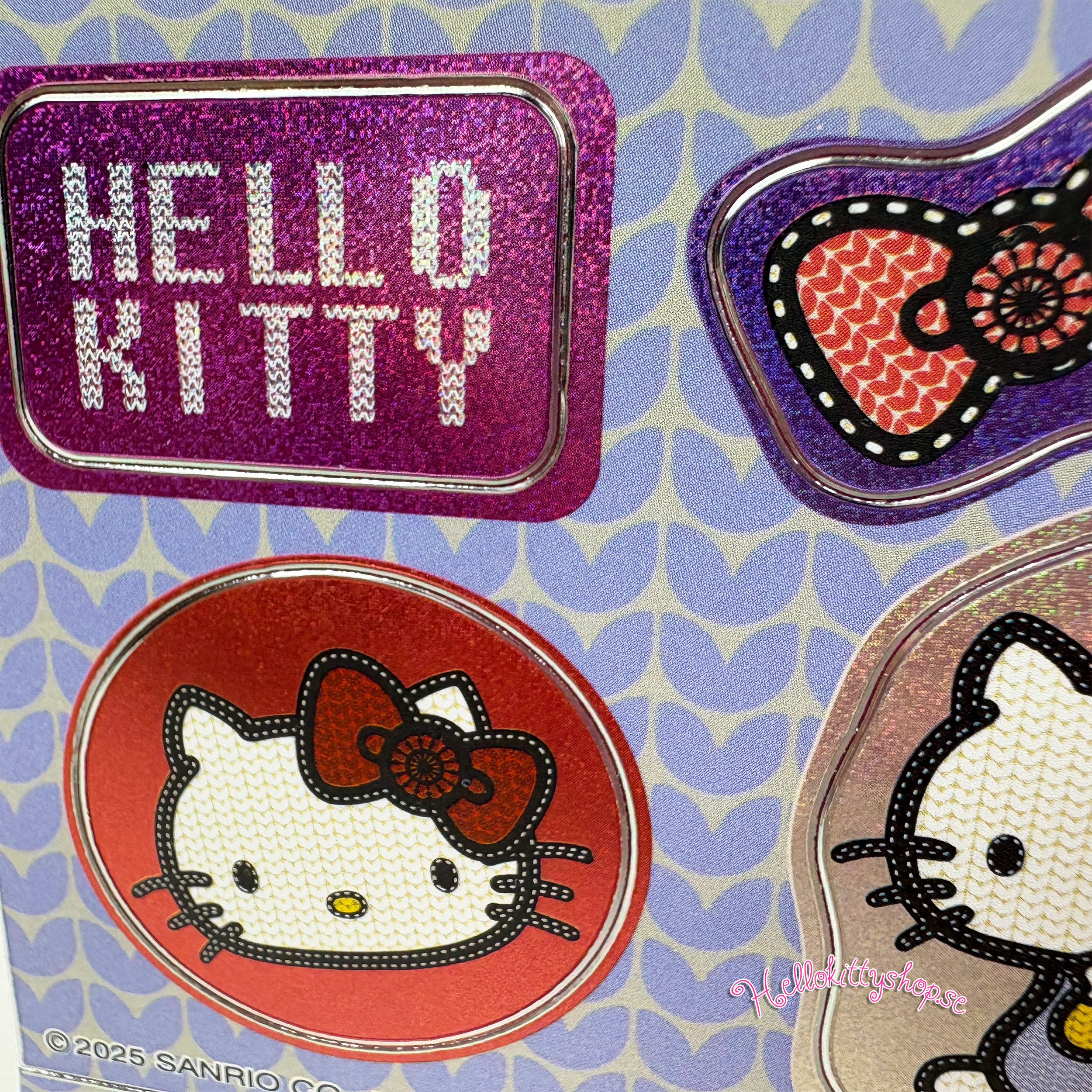Hello Kitty Holografiska Laser Klistermärken 10 st - 2