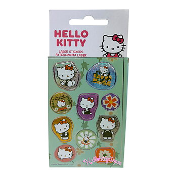 Hello Kitty Holografiska Laser Klistermärken 10 st