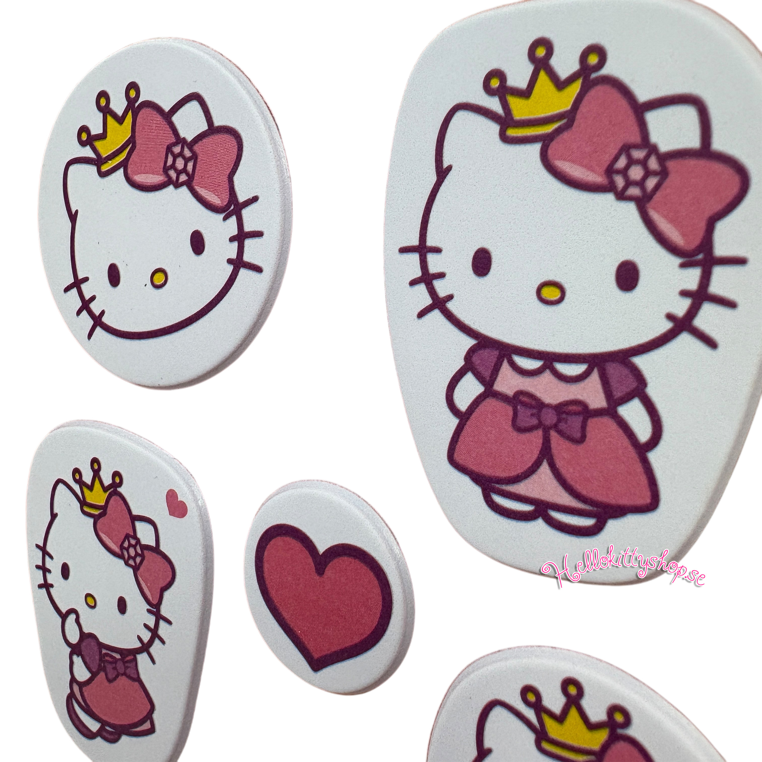 Hello Kitty Puffy Skum Klistermärken 12 st - 2