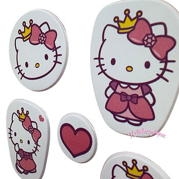 Hello Kitty Puffy Skum Klistermärken 12 st
