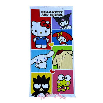 Hello Kitty and Friends Badhandduk - 70 x 140 cm