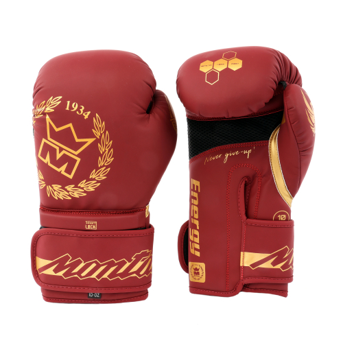 Montana Boxhandske ENERGY Legend, Bordeaux 10-16 oz