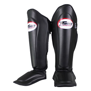 Twins Fot/Benskydd Svart Premium