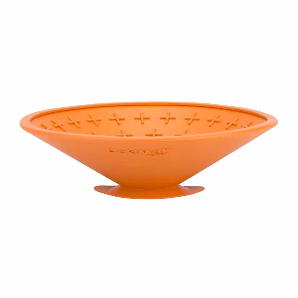 LickiMat Splash Matskål Orange
