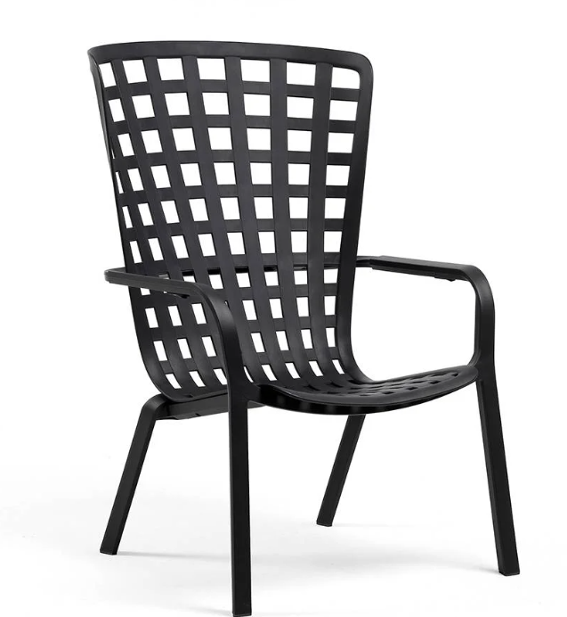 FOLIO PLASTFÅTÖLJ ANTRACIT