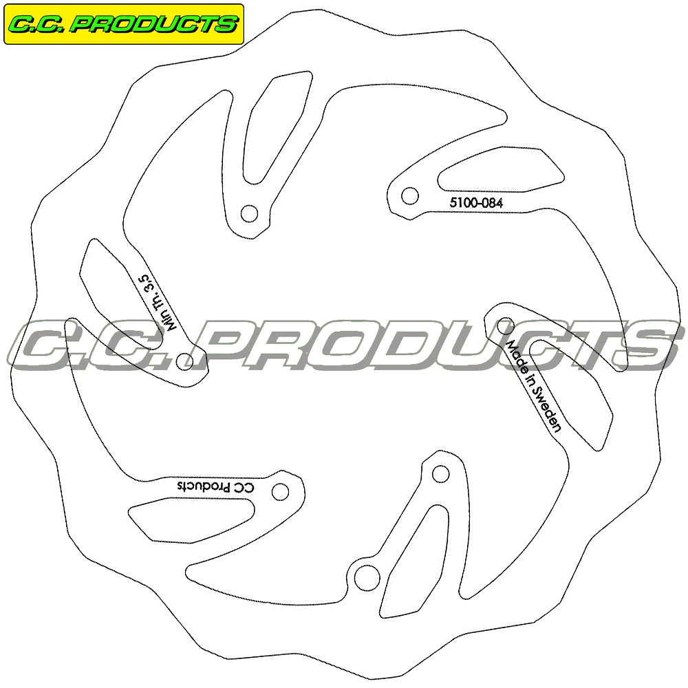 Bromsskiva Fram - GASGAS Enduro 18-19 260 mm