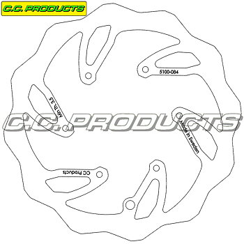 Brake Disc Front - GASGAS Enduro 18-19 260 mm
