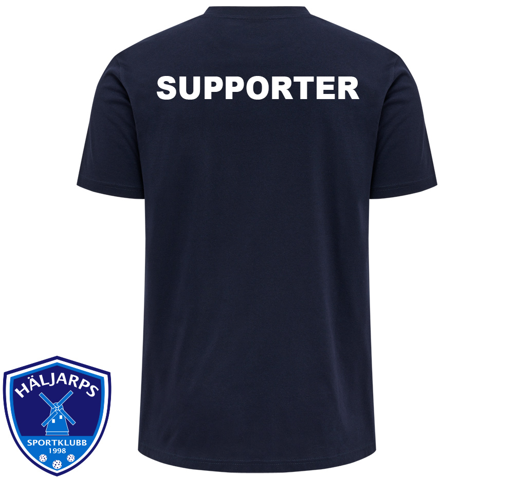 Häljarps SK - Hummel Hmlred Basic T-Shirt S/S Marine  - 2