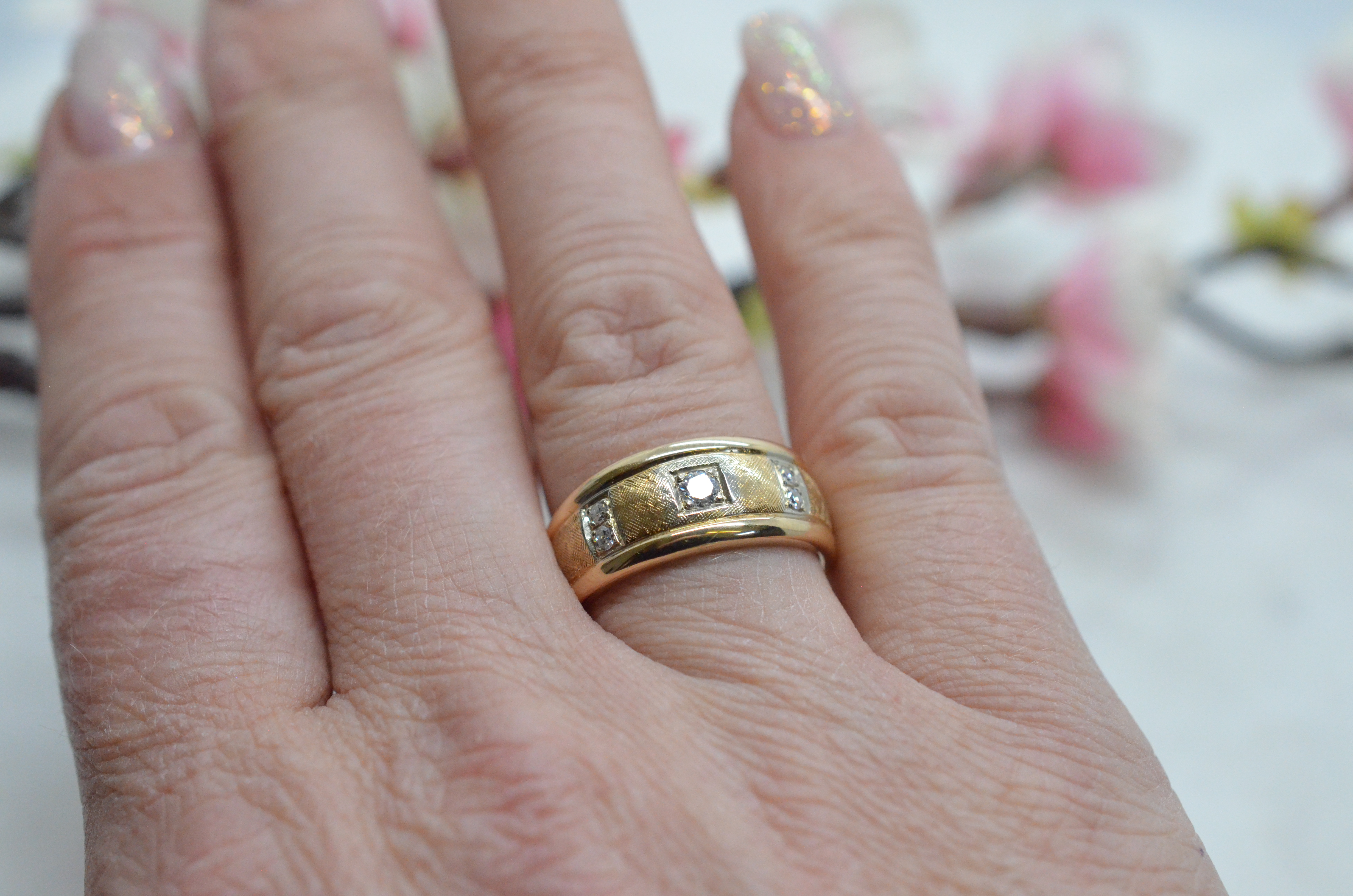 Second Hand 14k diamantring, 0,13 ct - 4