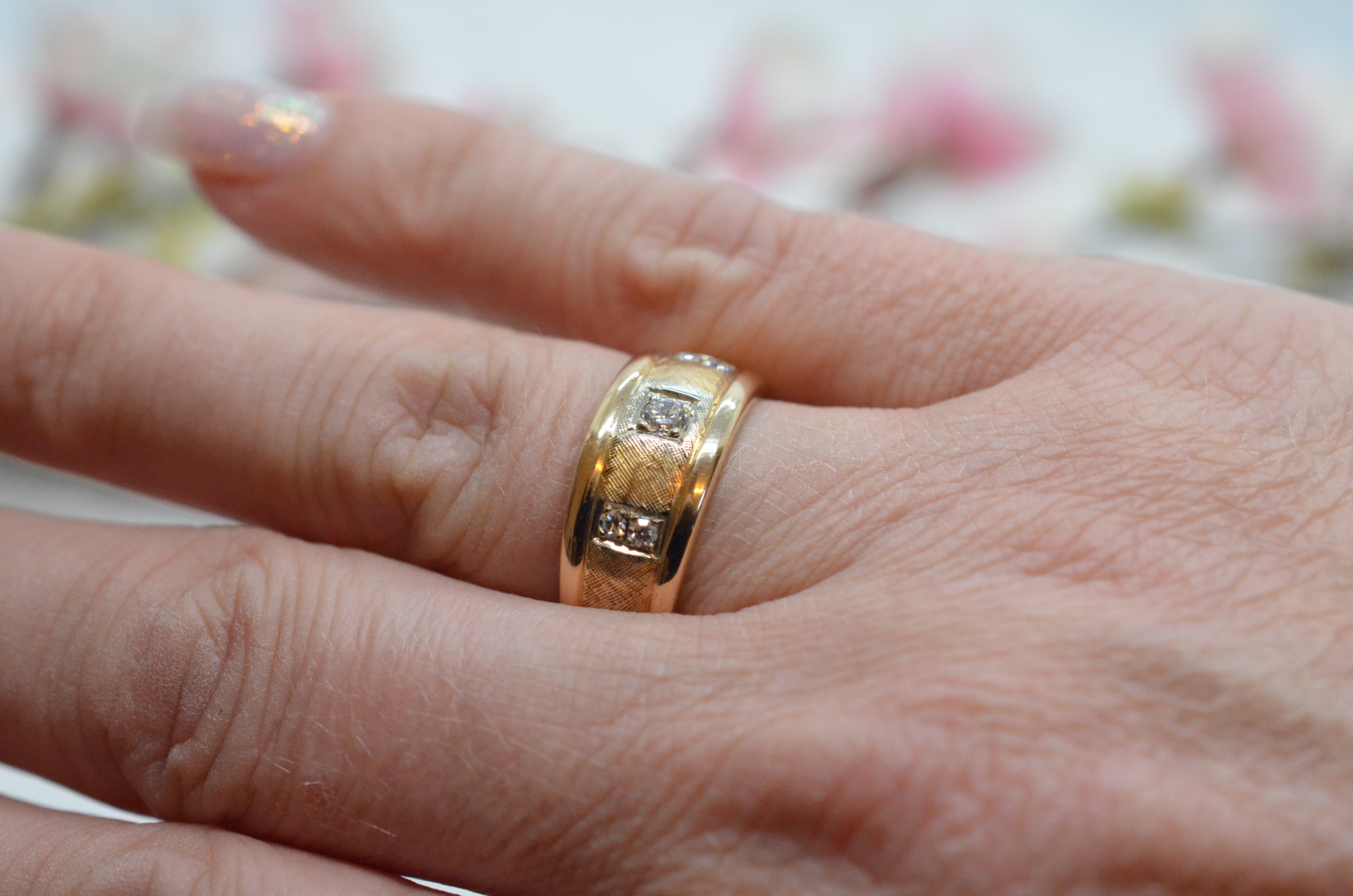 Second Hand 14k diamantring, 0,13 ct - 3