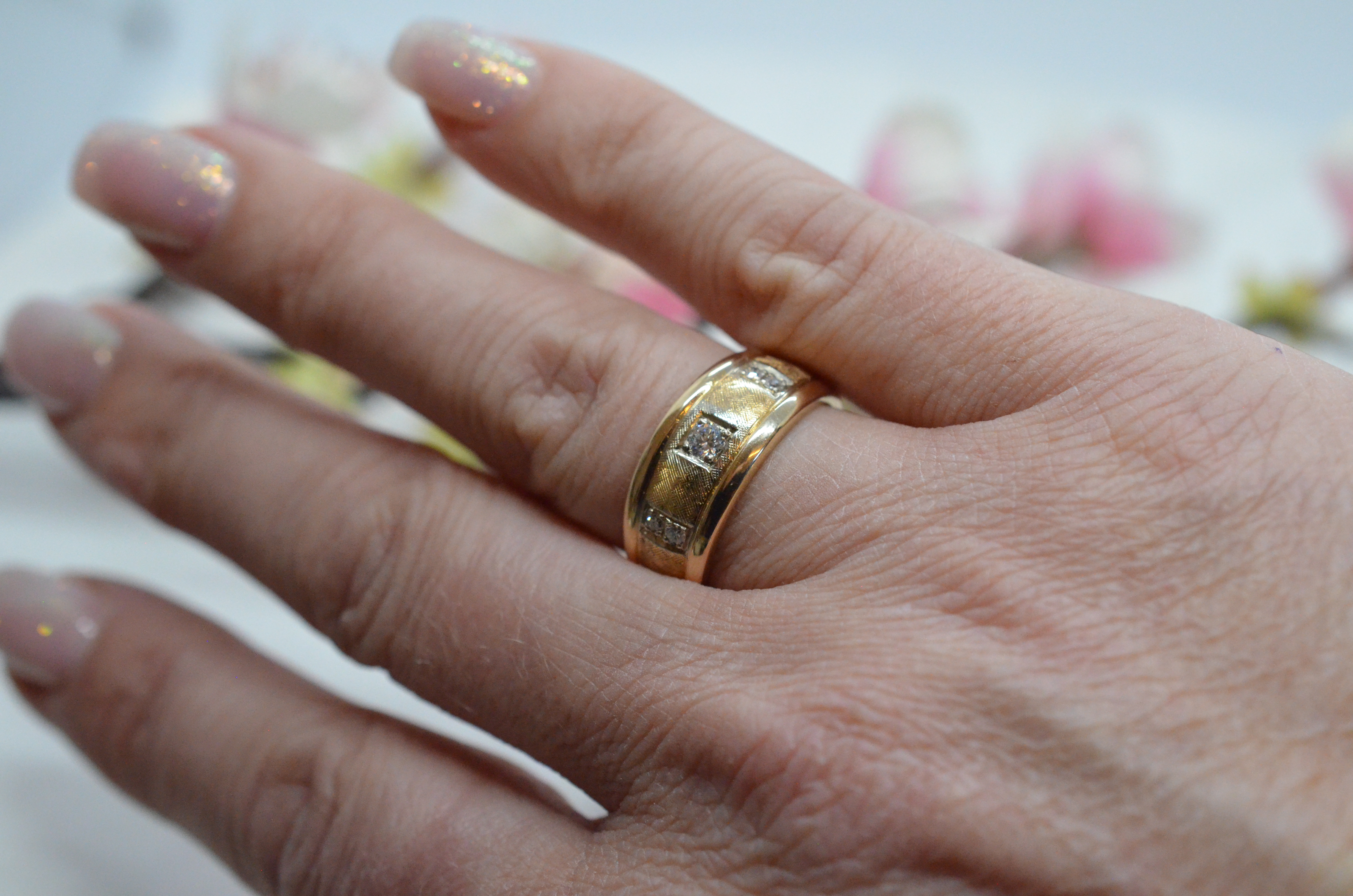 Second Hand 14k diamantring, 0,13 ct - 5