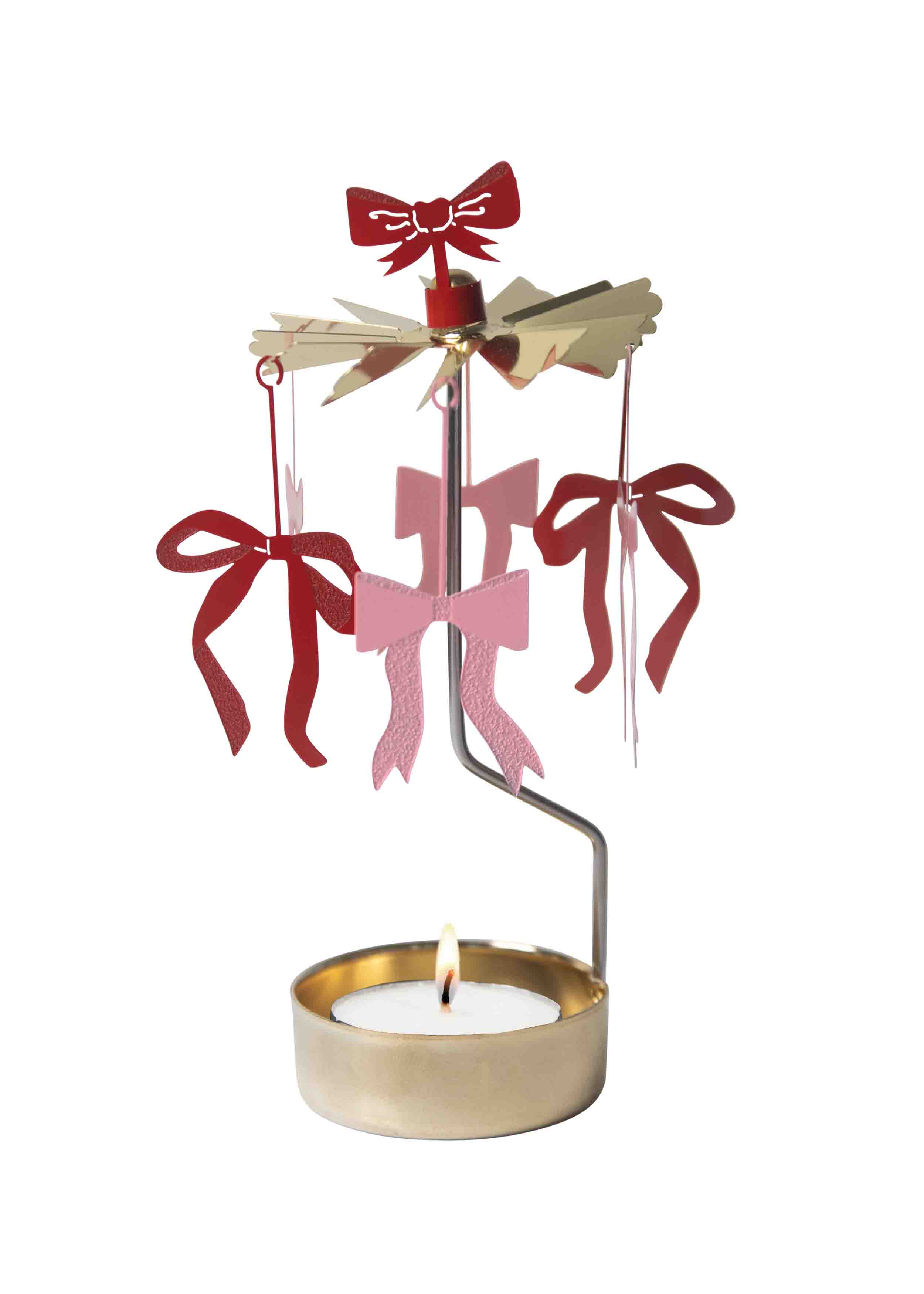 TEALIGHT SPINNER BOW 