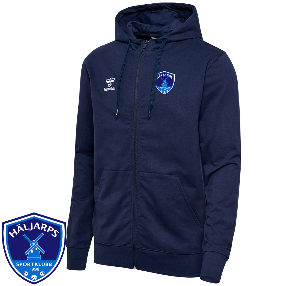 Häljarps SK - Hummel hmlGO 2.0 Zip Hoodie Marine 